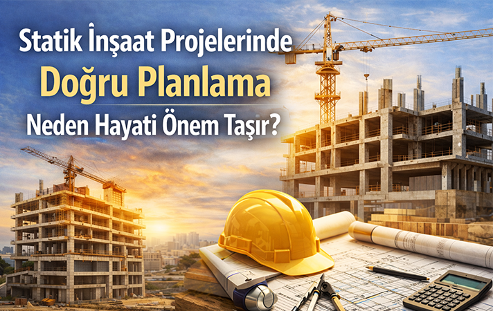 Statik İnşaat Projelerinde Doğru Planlama Neden Hayati Önem Taşır?